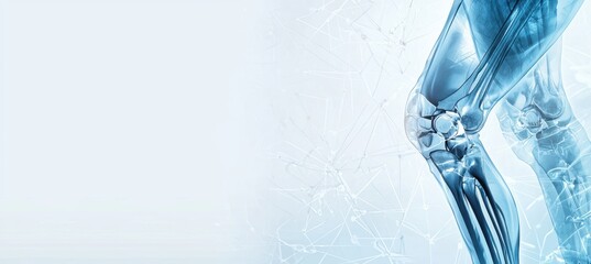 Advanced Knee Endoprosthesis Displayed with Digital X-Ray for Medical Consultation and Education