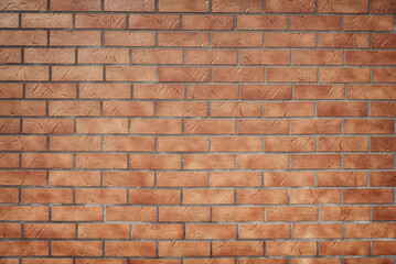 Clinker tiles red brick., vignette.