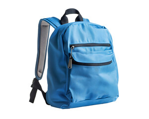 Naklejka premium Empty school backpack, waiting to be filled with books and supplies.