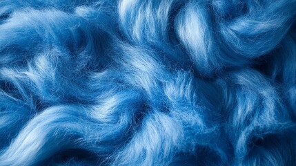 Obraz premium Blue Watercolor Mohair Texture Background with Smooth and Fluffy Wool Fabric for Textiles and Design 