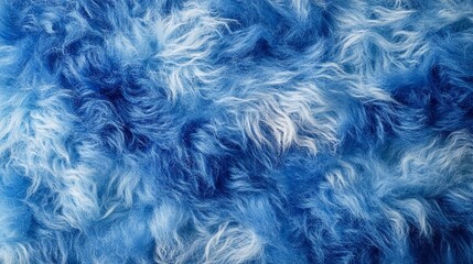 Fototapeta premium Blue Watercolor Mohair Texture Background with Smooth and Fluffy Wool Fabric for Textiles and Design 