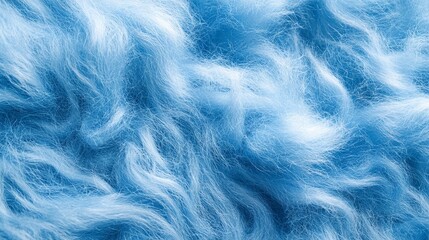 Obraz premium Blue Watercolor Mohair Texture Background with Smooth and Fluffy Wool Fabric for Textiles and Design 