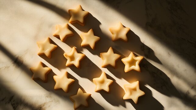 knolling composition showcasing mini star