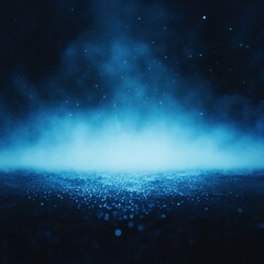 Obraz premium Blue Glitter Dust Background