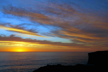 Fototapeta premium Sunset over the Southern Ocean, 2015
