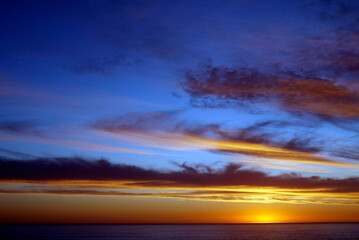 Sunset over the Southern Ocean, 2015