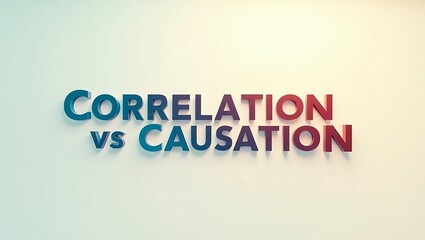 correlation in relation to causation in analytical contexts