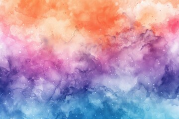 Fototapeta premium Gentle watercolor effect background in pastel pink, blue, and green, evoking a peaceful and artistic feel