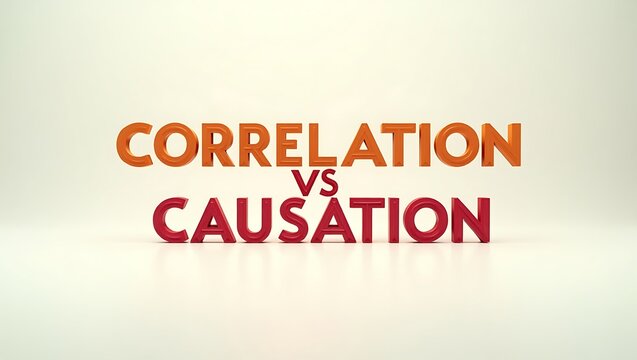 Understanding correlation versus causation in clear typography for educational purposes