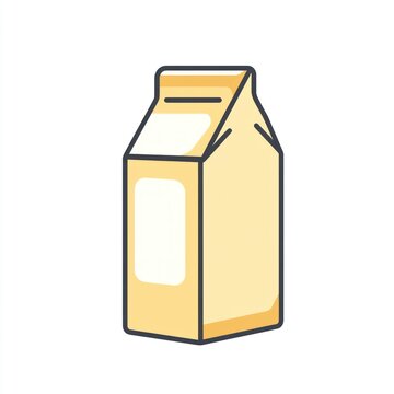 recommend clip art: Carton of Milk, Illustration, Studio shot,  Food Packaging,  Product design