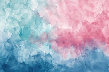 Gentle watercolor effect background in pastel pink, blue, and green, evoking a peaceful and artistic feel