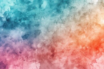 Naklejka premium Gentle watercolor effect background in pastel pink, blue, and green, evoking a peaceful and artistic feel