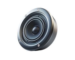 Modern audio speaker with a high-definition sound system.