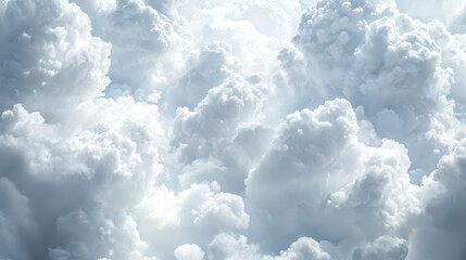 Naklejka premium Soft pastel clouds creating a serene atmosphere in the sky at sunset
