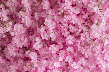 A bouquet of pink flowers with green centers