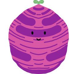 Cute yam cartoon 