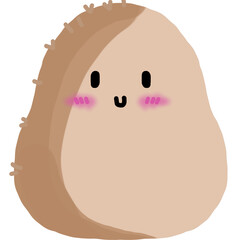 Cute potato cartoon 