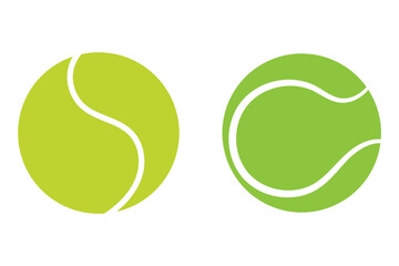 Tennis ball icon. Set with tennis balls vector icons. Tennis balls Green, black and yellow collection. Sport game. Tennis ball. Sport concept. Sports, fitness, activity. Vector illustration