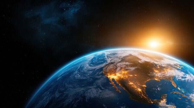 Stunning View of Earth's Curvature from Space