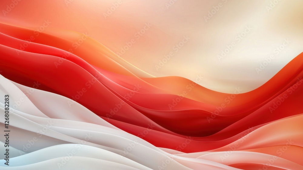 Poster abstract red gradient background design