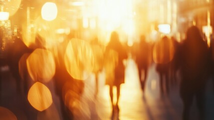 Fototapeta premium Cinematic portrayal of actors engaged in dynamic action amidst a warm golden atmosphere. Generative AI