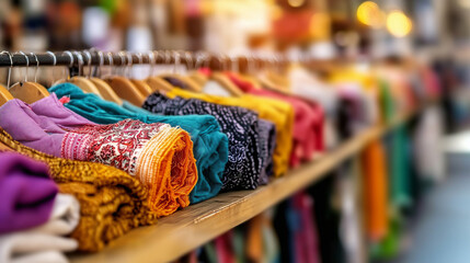 Modern marketplace capturing the essence of urban shopping