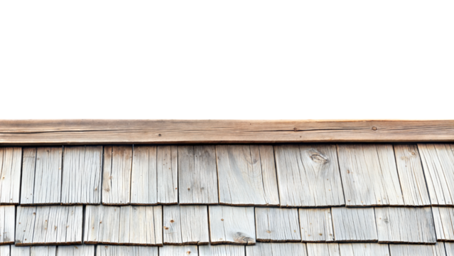 Rooftop edge urban environment perspective, isolated on white or transparent background