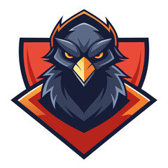 Crow Bird Vector Illustration – Cartoon, Clipart & Line Art Design on White Background, Crow bird vector clipart in cartoon, line art, and illustration style on a white background.