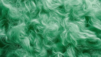 Fototapeta premium Green Watercolor Mohair Texture Background with Smooth and Fluffy Wool Fabric for Textiles and Design 