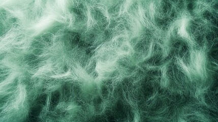 Obraz premium Green Watercolor Mohair Texture Background with Smooth and Fluffy Wool Fabric for Textiles and Design 