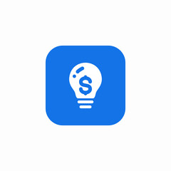 money idea icon sign vector