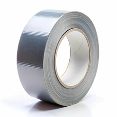 A strong and versatile roll of duct tape against a white