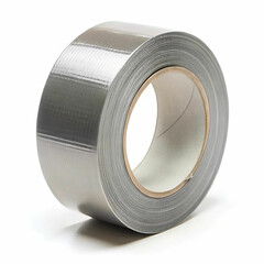 A strong and versatile roll of duct tape against a white