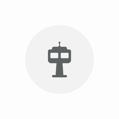 control air communications icon sign vector