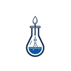 Fototapeta premium Science experiment Liquid heating in flask