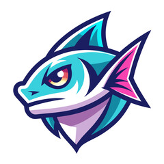 Neon Tetra Fish Vector Illustration – Cartoon, Clipart & Line Art Design on White Background, Neon tetra fish vector clipart in cartoon, line art, and illustration style on a white background.