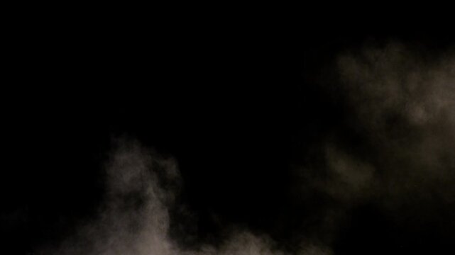 Realistic dust overlay PNG black background. Dust VFX Video Element.
