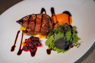 Food is any substance consumed to provide nutritional support for the body. It typically comes from plants, animals, or fungi and contains essential nutrients such as carbohydrates, proteins, fats, 