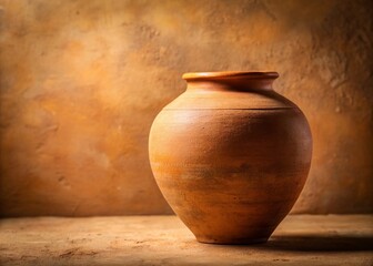 Ancient Clay Jar Minimalist Still Life Photography - Earthenware Pottery