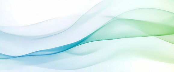 Fototapeta premium Abstract blue and green watercolor background with space for text or design
