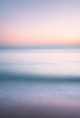 Obraz premium Seascape at Sunset: Long Exposure Photography
