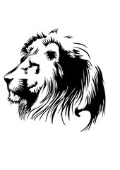 lion head vector