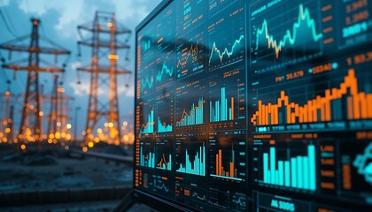 Insights into energy utilization presented through cutting-edge displays.