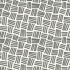 Vector seamless pattern. Distorted abstract texture. Square monochrome background. Contemporary digital simple hand drawn art. Can be used as swatch for illustrator.