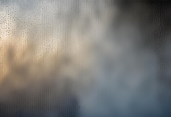 high-resolution misty glass with water droplets and fog patterns
