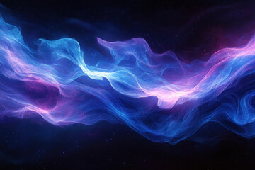 Obraz premium Blue and pink abstract background with swirling patterns.