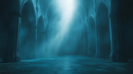  A 3D-rendered futuristic castle glows against a dark blue background symbolizing security innovation and digital strength blending modern architecture with technology-inspired elements