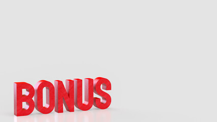 Bonus for Reword for Job or Business concept 3d Rendering.