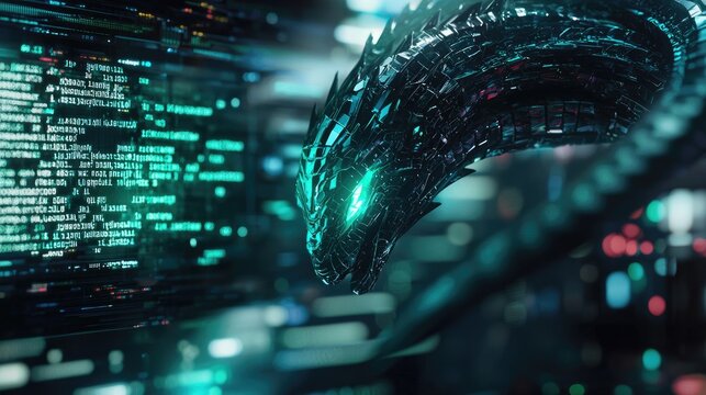 High-resolution close-up of Python coding, with a terminal showing real-time output next to the script.