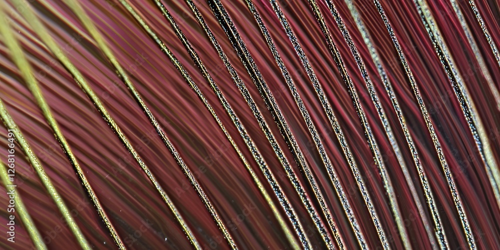 Aufkleber magnetic field lines around a bar magnet, with iron filings aligning along the field to form a clear